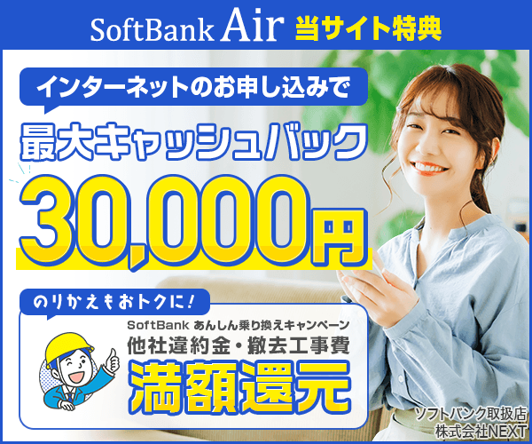 Softbank Air<!-- 株式会社ＮＥＸＴ -->